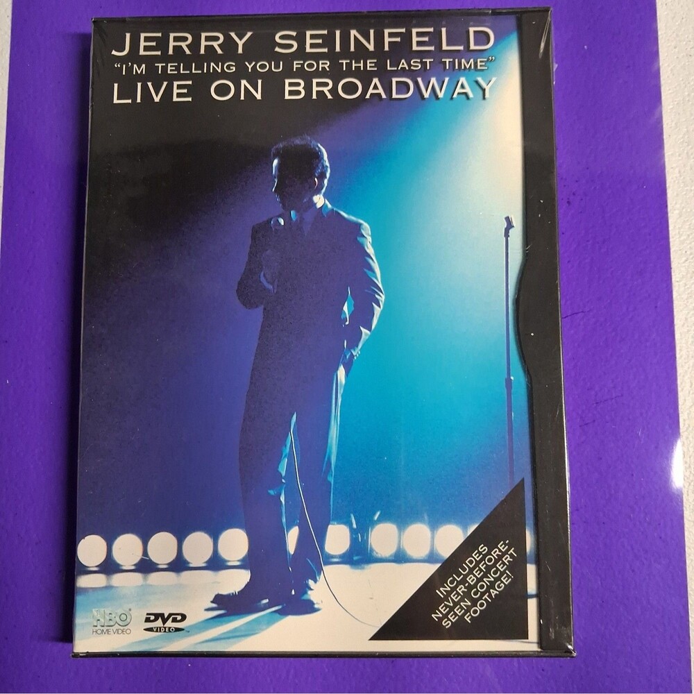 Jerry Seinfeld DVD Live On Broadway I'm Telling You for the Last Time Stand Up